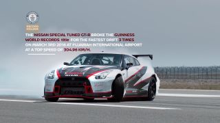 Drift pri rýchlosti 304,96 km/h