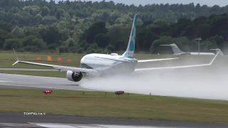 Vertikálny vzlet lietadla Boeing 737 MAX