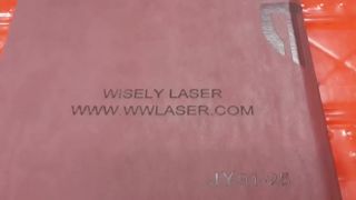 Galvo CO2 laserový stroj, kožený laserové značenie
