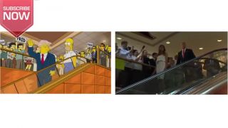 Donald Trump ako prezident USA v seriáli Simpsonovci (2000)