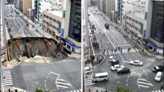 Japonci opravili prepadnutú cestu za týždeň!