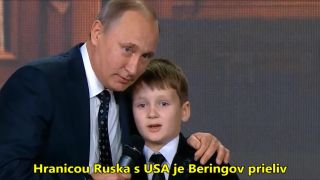 Putin (vtipkuje) o ruských hraniciach