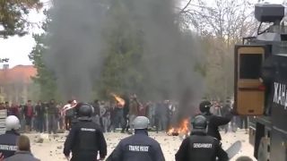 Polícia vs. imigranti (Bulharsko 2016)