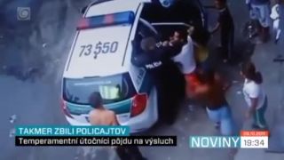 Zatýkanie cigáňa v Zlatých Moravciach