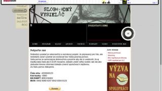 Slobodný vysielač - Večerná relácia, 14.01.2013