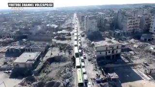 Putin posiela autobusy pre utečencov (Aleppo)