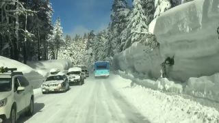 V Kalifornii majú poriadnu nádielku snehu