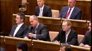 M. Kotleba sa pýta poslankyne Petrík (1. schôdza - 23. 3. 201