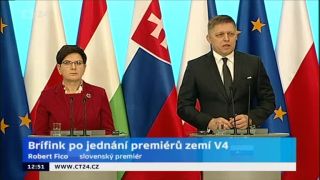Ficov briefing na V 4 kvôli nekvalitným potravinám