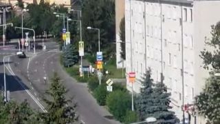 Komárno 2009 z okna (low quality video)