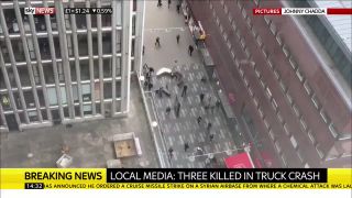 SkyNews: Teroristický útok v Štokholme (prvé video)