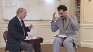 Borat sa učí byť Američanom