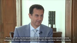 Prezident Bašár al-Asad hovorí o chemických zbraniach