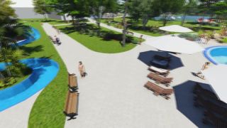 Thermalpark Nitrava - sadovnícko - architektonický návrh