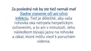 Zvazujete operaciu oka ?