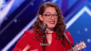 Hluchá speváčka Mandy v America's got talent