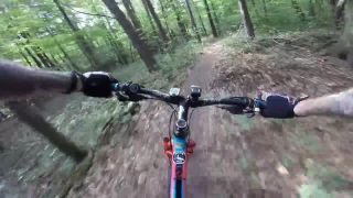 Palfyho trail v Bojniciach, pekne xcčko od šutovskeho sedla