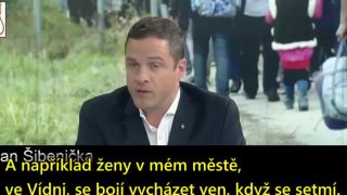 Zástupce vídeňského starosty Johann Gudenus (FPÖ)