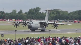 Šantenie s lietadlom Airbus A400M