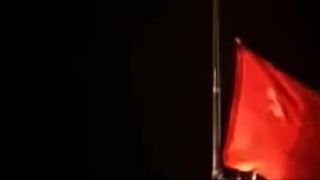 Spustenie vlajky ZSSR 25.12.1991