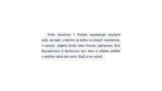 Nechajte sa prepraviť luxusne, bezpečne a nezapomenutelne