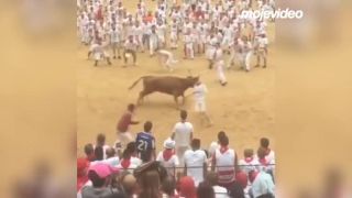 Beh s býkmi do arény (Pamplona)