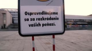 Úprimné dopravné značky v Košiciach