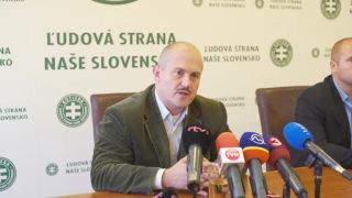Oznámenie kandidatúry Mariana Kotlebu na post predsedu BBSK