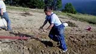 Vyorávanie zemiakov pluhom