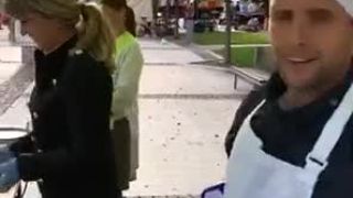 Martin Klus ako šéfkuchár na Zvolenskom jarmoku