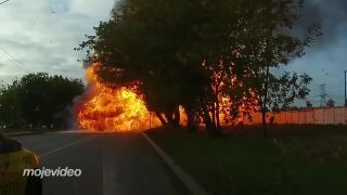 Požiarnici prišli uhasiť požiar "včas" (Rusko)