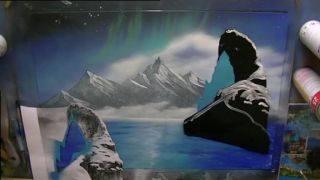 Ľadové kráľovstvo - Sprej ART Ivan Perončík