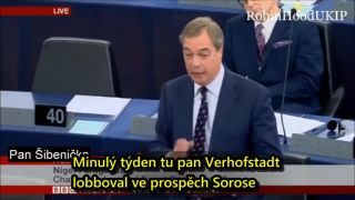 Farage odhaluje vplyvy Sorosovej mimovladky