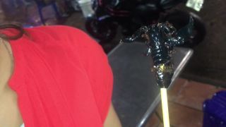 Ochutnávka škorpiónov na paličke (Bangkok)