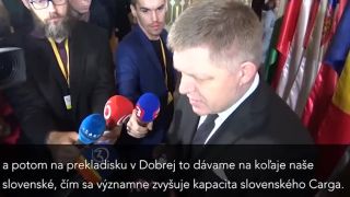 Fico o nákladných vlakoch z Číny