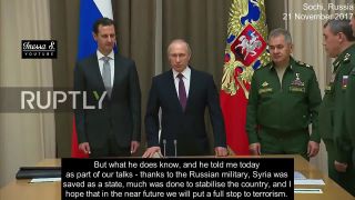 Asad s Putinom o mieri v Sýrii