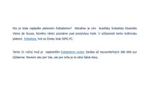 PLATY FUTBALISTOV STÁLE RASTÚ