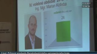 Marián Kotleba odovzdáva mandát Jánovi Lunterovi