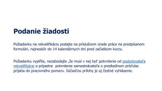 Ako sa pripraviť na rekvalifikáciu ?
