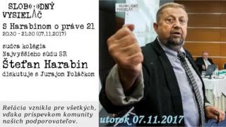 Harabin o zániku SR