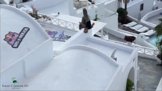 Parkour na Santoríne