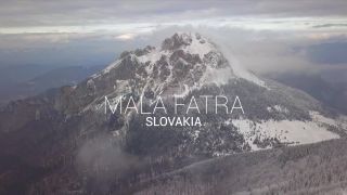 Malá Fatra z dronu - mrazivé objatie prírody