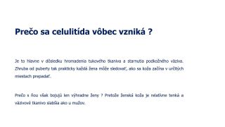 Ako sa zbaviť celulitídy ?

