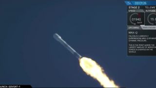 Štart rakety Falcon 9 od SpaceX