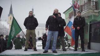 Protest proti kriminalite asociálov v Krompachoch