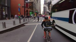 Šialená jazda bicyklom cez New York