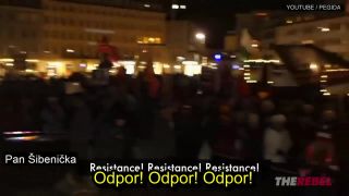 Tommy Robinson demonštrácia PEGIDA (Nemecko)