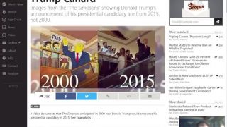 Trump v Simpsonovcoch