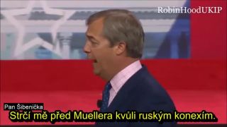Nigel Farage: "O demokracii se musí nepřetržitě bojovat"