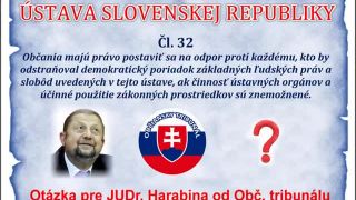 UPLATNENIE OBČIANSKEHO ODPORU ÚSTAVNÉHO PRÁVA!